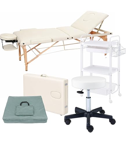 CIANA 折りたたみ施術ベッド　マッサージベッド Amazon.co.jp: シアナ(Ciana) ポータブルテーブル デルマ 折りたたみ